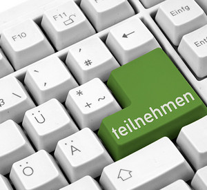 Tastatur mit Taste teilnehmen
