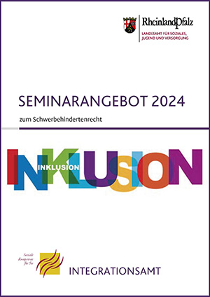 Seminarangebot - Deckblatt der Broschüre des Integrationsamtes