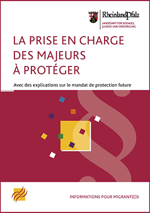 Rechtliche Betreuung - französisch - Deckblatt der Broschüre